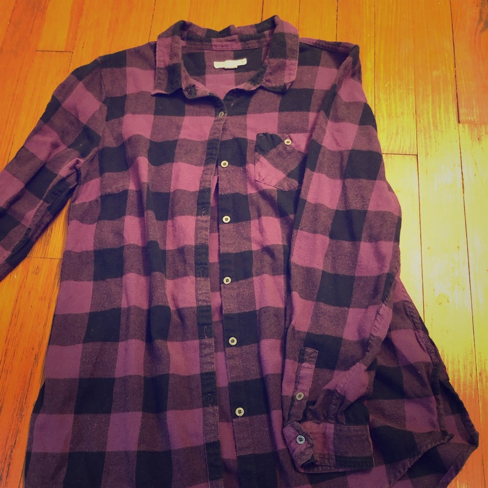 Ruff Hewn Purple Button Down